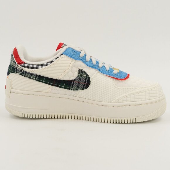 Nike Women's Air Force 1 Shadow 'Multi-Material' DZ5193-100 size 6 - 10 - Picture 3 of 15